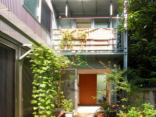 通り土間の家, ユミラ建築設計室 ユミラ建築設計室 Modern Terrace