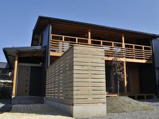 岐阜県岐阜市, 株式会社タマゴグミ 株式会社タマゴグミ Asian style house Wood Wood effect