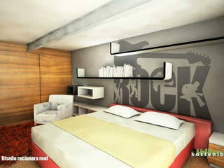 Departamento del Valle 2, ARQUITECTURA SOSTENIBLE ARQUITECTURA SOSTENIBLE Modern style bedroom