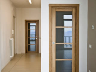Casa R, formatoa3 Studio formatoa3 Studio Modern corridor, hallway & stairs