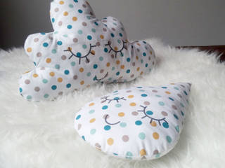 // Coussins nuage, Amélie Pudding Amélie Pudding Eclectische kinderkamers