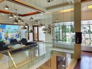 GAJENDRA YADAV'S RESIDENCE, Spaces Architects@ka Spaces Architects@ka Modern living room