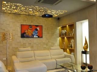 GAJENDRA YADAV'S RESIDENCE, Spaces Architects@ka Spaces Architects@ka Salas modernas