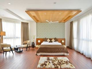 J. P. GREENS FLAT, Spaces Architects@ka Spaces Architects@ka Modern style bedroom