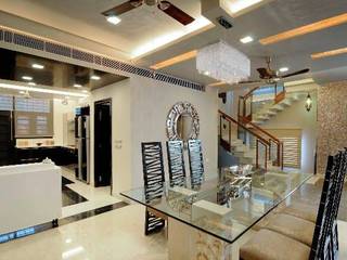 JAIPUR HOUSE, Spaces Architects@ka Spaces Architects@ka Living room