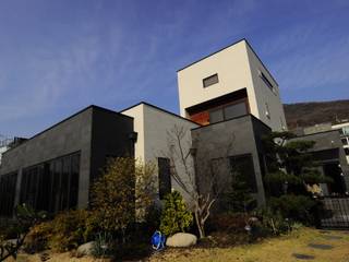 Patio House , 구도건축사사무소 구도건축사사무소 Rumah Modern