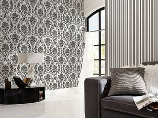 Colección Concerto, Disbar Papeles Pintados Disbar Papeles Pintados Classic style walls & floors Paper Black