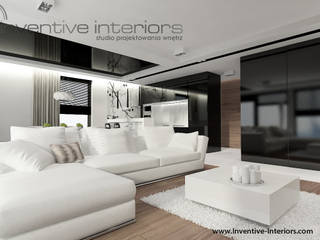 INVENTIVE INTERIORS – Nowoczesny salon, Inventive Interiors Inventive Interiors Moderne Wohnzimmer Holz Holznachbildung