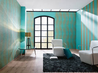 Coleccion Fleece Royal, Disbar Papeles Pintados Disbar Papeles Pintados Modern walls & floors Paper Turquoise