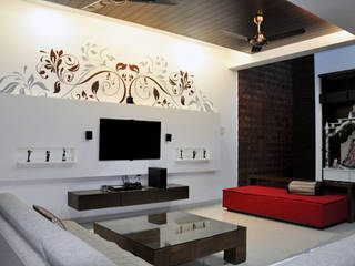 Living Room Graphics, BION Creations Pvt. Ltd. BION Creations Pvt. Ltd. Phòng khách