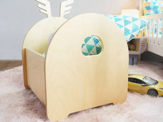 grandcerf 그랑 쎄르, Banana Yolk Banana Yolk Habitaciones para niños de estilo escandinavo