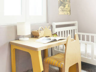 Chat Botté (샤보떼 유아 테이블), Banana Yolk Banana Yolk Детская комнатаПисьменные столы и стулья