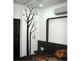 Bedroom Graphics, BION Creations Pvt. Ltd. BION Creations Pvt. Ltd. Modern Bedroom