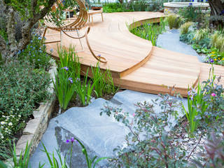 Royal Bank of Canada Garden - Chelsea Flower show, Alcantara Stone Corporation Alcantara Stone Corporation Mediterranean style garden