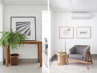 Apartamento da Thaís e do Carlos, INÁ Arquitetura INÁ Arquitetura Modern living room