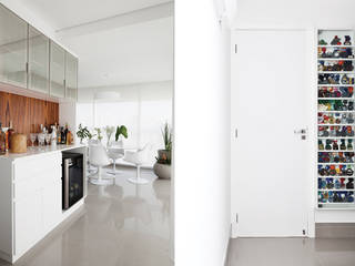 Apartamento da Thaís e do Carlos, INÁ Arquitetura INÁ Arquitetura Dining room