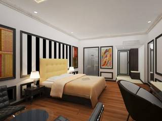 Hotel in Mysore, Design Cafe Design Cafe Modern Bedroom