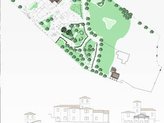 Villa Manni, Architetti Laura Romagnoli e Guido Batocchioni Associati Architetti Laura Romagnoli e Guido Batocchioni Associati Classic style garden
