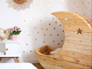 LE BERCEAU LUNE D'HEIDI, CREME ANGLAISE CREME ANGLAISE Nursery/kid’s room