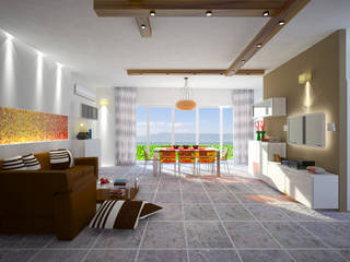 CASA L&A, Architetto G.Frangione Architetto G.Frangione Living room