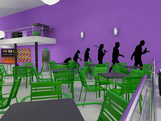 Diseño de Tantra Bar & Lounge, Sixty9 3D Design Sixty9 3D Design Commercial spaces