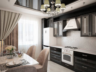 Дизайн-проект квартиры, Artstyle Artstyle Classic style kitchen