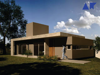 casa ZR, AR arquitectos AR arquitectos Nowoczesne domy