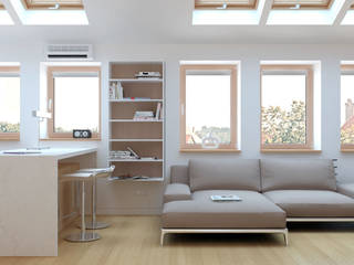 Краснодар, Brama Architects Brama Architects Minimalist living room Chipboard