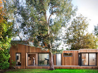 Estudios de cubierta combinada, ecospace españa ecospace españa Rumah Modern Kayu Wood effect