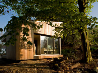 Estudios de cubierta inclinada 1, ecospace españa ecospace españa Rumah Modern Kayu Wood effect