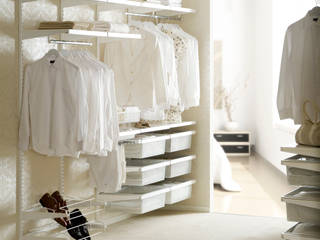Ein Traum wird wahr: Ihr begehbarer Kleiderschrank, Elfa Deutschland GmbH Elfa Deutschland GmbH Scandinavian style study/office Metal White