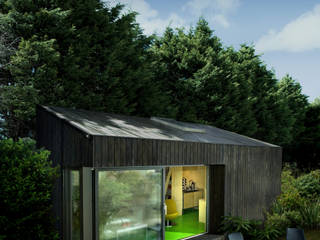 Estudios de cubierta inclinada 2, ecospace españa ecospace españa Rumah Modern Kayu Wood effect