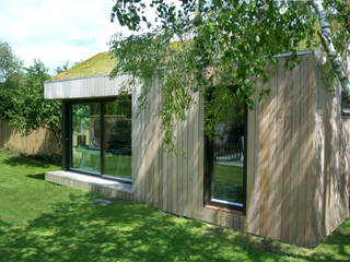 Estudios de cubierta inclinada 7, ecospace españa ecospace españa Rumah Modern Kayu Wood effect