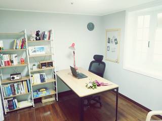 30평대 신혼집 홈 스타일링 , homelatte homelatte Scandinavian style study/office