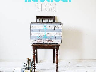 Nautical Suitcase, Treefabric Treefabric مكتب عمل أو دراسة خشب Wood effect