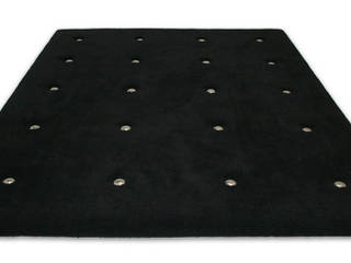 Tapis metaluni, Leone edition Leone edition Floors Wool Black