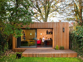 Estudios de cubierta plana 4, ecospace españa ecospace españa Rumah Modern Kayu Wood effect