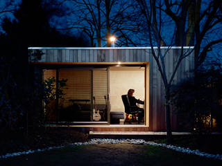 Estudios de cubierta plana 5, ecospace españa ecospace españa Rumah Modern Kayu Wood effect