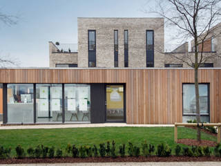 Estudios de cubierta plana 10, ecospace españa ecospace españa Rumah Modern Kayu Wood effect