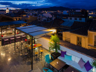 terraza multiusos, piscina, copas, lounge, borrcia.sl borrcia.sl Commercial spaces