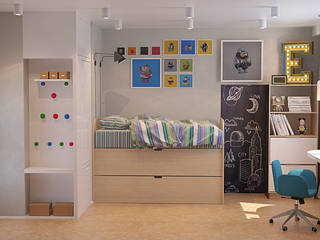 Визуализации Детских комнат, Alyona Musina Alyona Musina Phòng trẻ em phong cách chiết trung