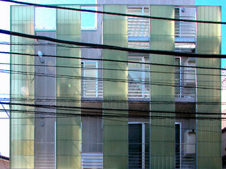 スクリーンで街とつながる, ユミラ建築設計室 ユミラ建築設計室 Moderne Häuser
