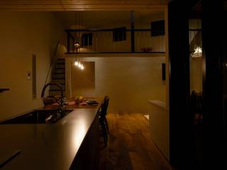 House in Higashikanmaki, Mimasis Design／ミメイシス デザイン Mimasis Design／ミメイシス デザイン Modern Kitchen