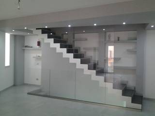 PRIVATE HOUSE casa "T", Sergio Guastella STUDIO97 Sergio Guastella STUDIO97 Pasillos, vestíbulos y escaleras de estilo moderno
