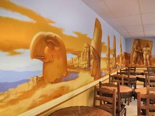 Peinture murale restaurant , Pinar Art Pinar Art غرف اخرى