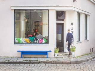 Einrichten im Retro- & Vintage-Style – Café August in Tallinn, Baltic Design Shop Baltic Design Shop Houses پتھر White