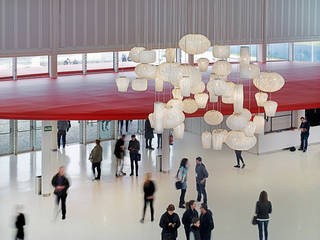 Coral - Forum Gastronómico, arturo alvarez arturo alvarez Modern Corridor, Hallway and Staircase