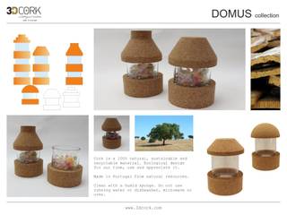Colecção Domus, 3DCORK 3DCORK Casas modernas Corcho