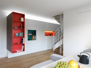 Appartamento Tropico Euganeo, NEARCH architecture & design NEARCH architecture & design Minimalist walls & floors MDF
