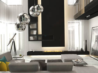 Дизайн интерьера с авторским декором, GM-interior GM-interior Moderne Wohnzimmer